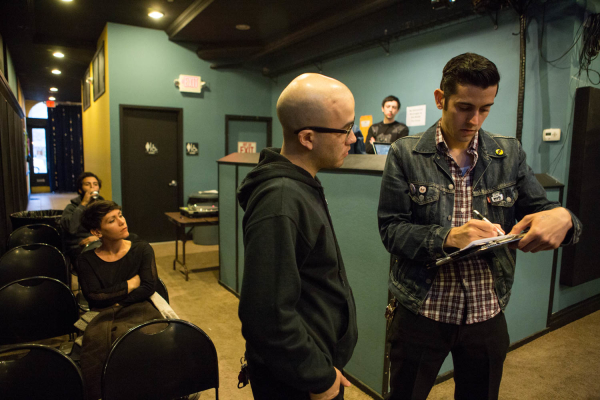 2015-4-25 Jersey City NJ. "Prove it all Night" variety show at WFMU featuring Pat Byrne. Photo: Greg Pallante