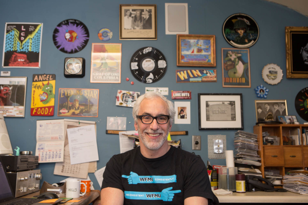 2015-5-5 Jersey City NJ. WFMU's Ken Freedman. Photo: Greg Pallante