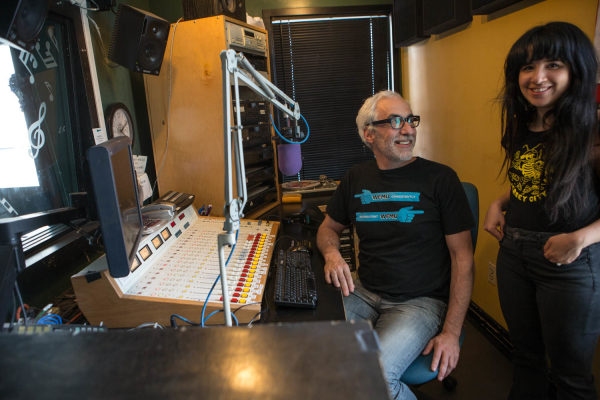 2015-5-5 Jersey City NJ. WFMU's Ken Freedman. Photo: Greg Pallante