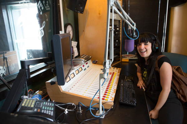 2015-5-5 Jersey City NJ. WFMU's Ken Freedman. Photo: Greg Pallante