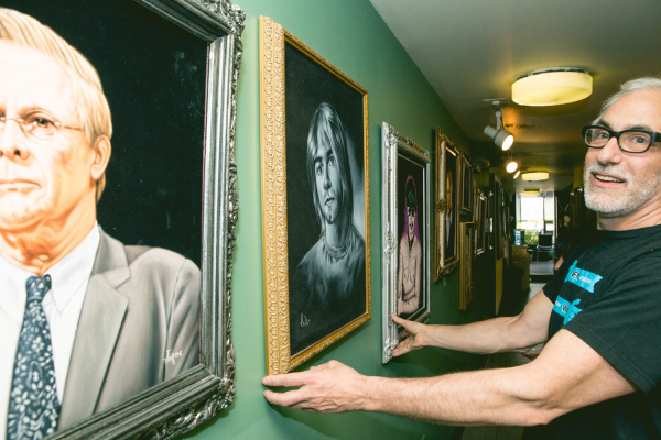 2015-5-5 Jersey City NJ. WFMU's Ken Freedman. Photo: Greg Pallante