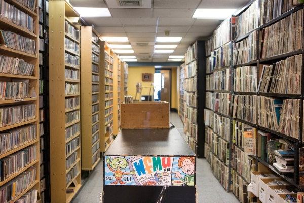 2015-5-5 Jersey City NJ. WFMU's Ken Freedman. Photo: Greg Pallante