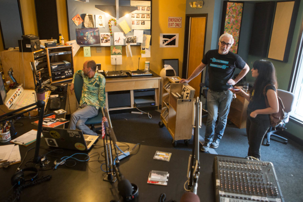 2015-5-5 Jersey City NJ. WFMU's Ken Freedman. Photo: Greg Pallante