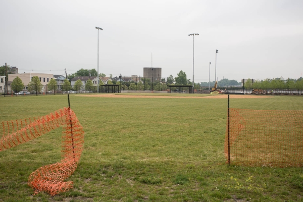 2015-6-10 Jersey City NJ. Chicpea aka Lynn Hazan visits the future site of Berry Lane Park. Photo: Greg Pallante