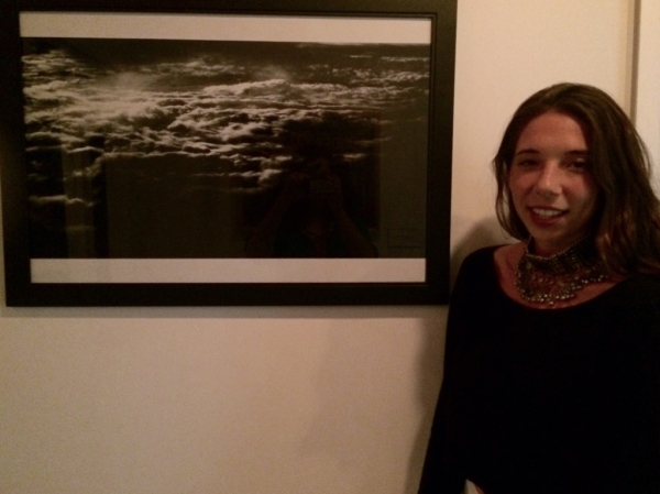 Victoria Miritello and "Infinite Dreams #1." 