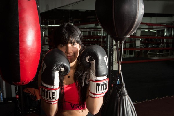 2015-12-1 Jersey City NJ. World Boxing Gym shot for Lynn Hazan and Chicpeajc. Photo: Greg Pallante