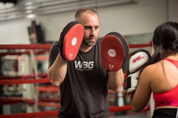 2015-12-1 Jersey City NJ. World Boxing Gym shot for Lynn Hazan and Chicpeajc. Photo: Greg Pallante