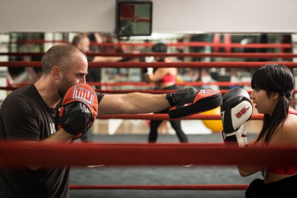 2015-12-1 Jersey City NJ. World Boxing Gym shot for Lynn Hazan and Chicpeajc. Photo: Greg Pallante