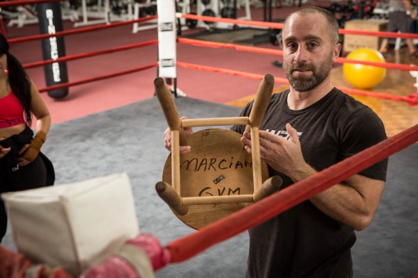 2015-12-1 Jersey City NJ. World Boxing Gym shot for Lynn Hazan and Chicpeajc. Photo: Greg Pallante