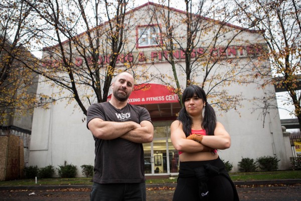 2015-12-1 Jersey City NJ. World Boxing Gym shot for Lynn Hazan and Chicpeajc. Photo: Greg Pallante