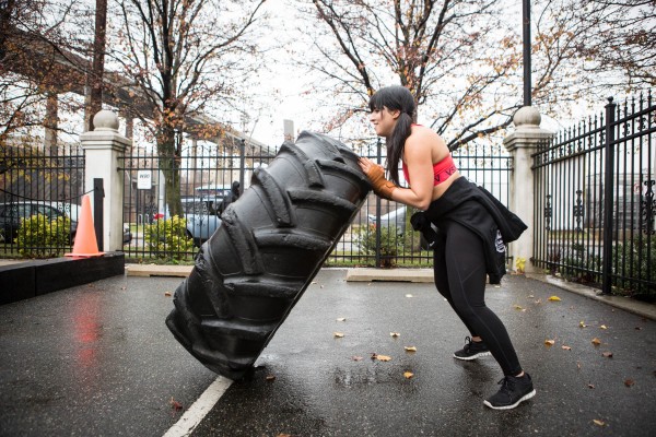 2015-12-1 Jersey City NJ. World Boxing Gym shot for Lynn Hazan and Chicpeajc. Photo: Greg Pallante