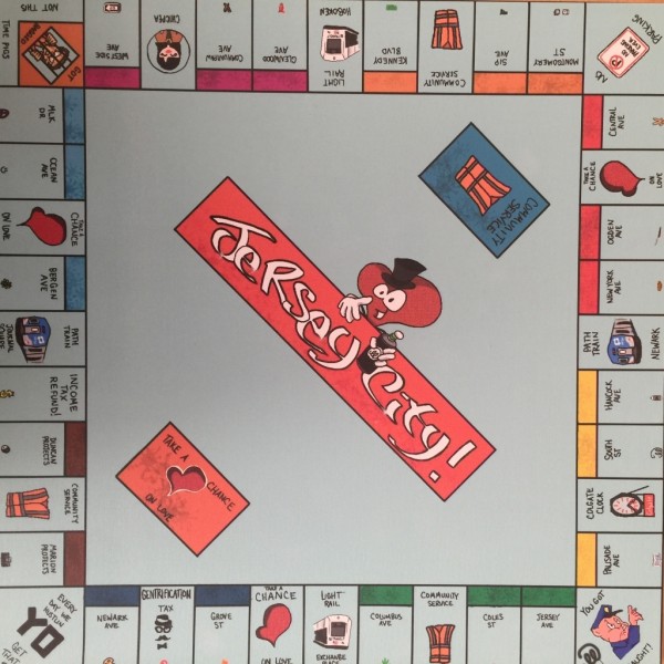 Jersey City Monopoly Art by Mr 
