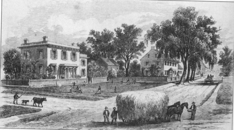 Bergen Square 1850s