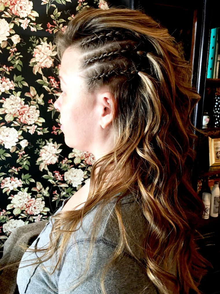 Corn Row/Beach Wave Combo