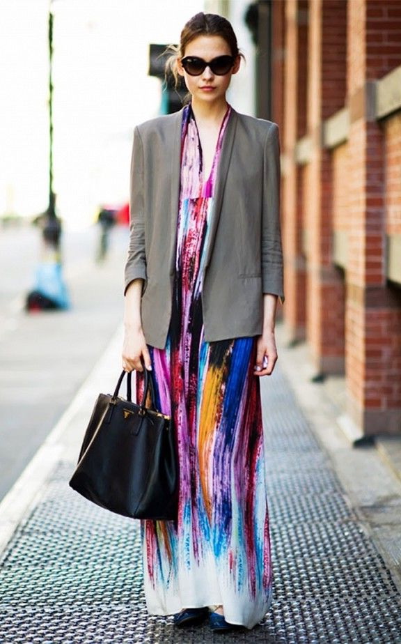 Maxi-Dress-With-Blazer