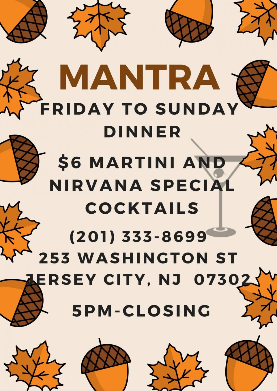 Mantra Restaurant Facebook