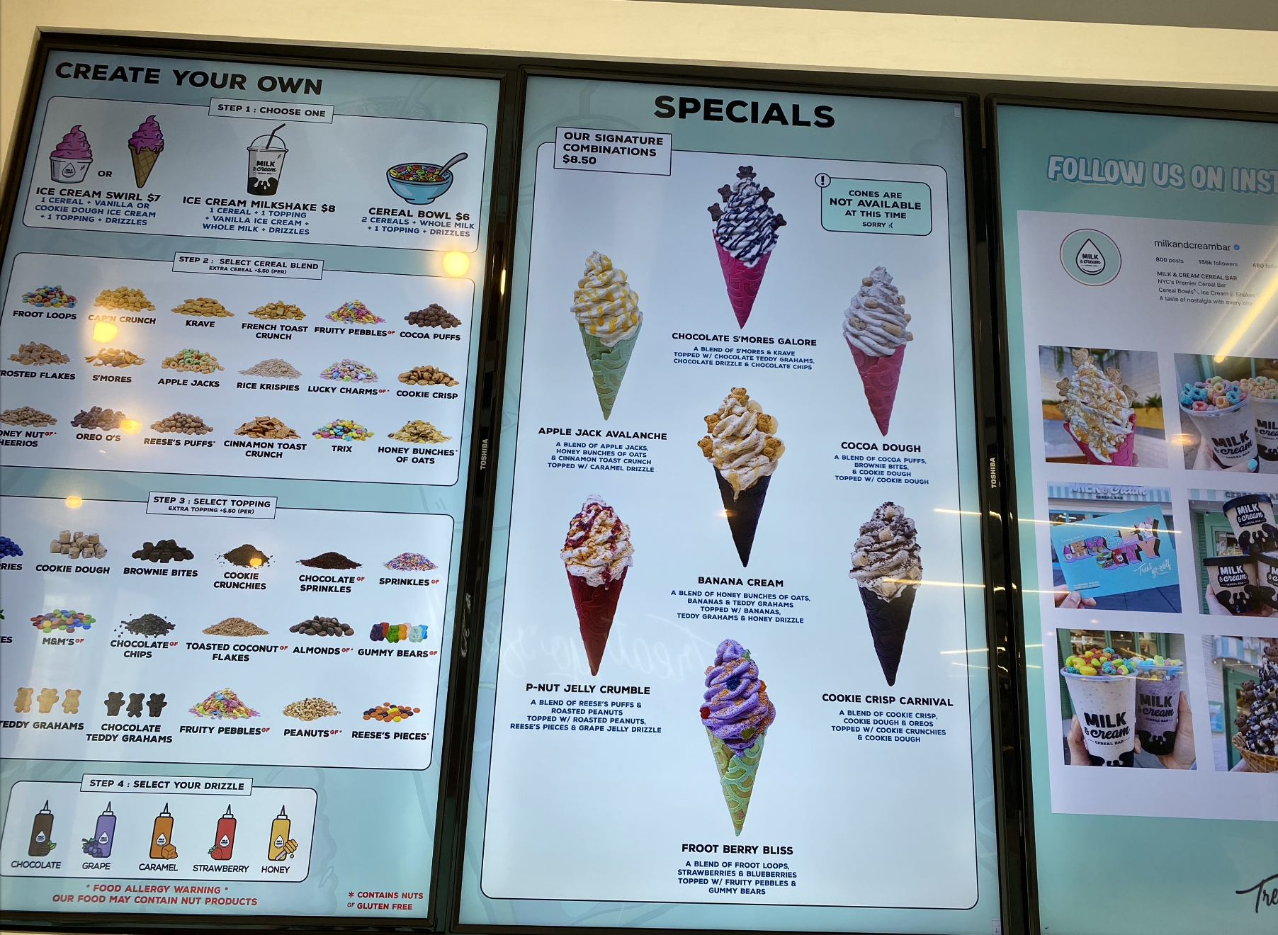 Milk and Cream Bar Opened on Newark Ave! Lynn Hazan